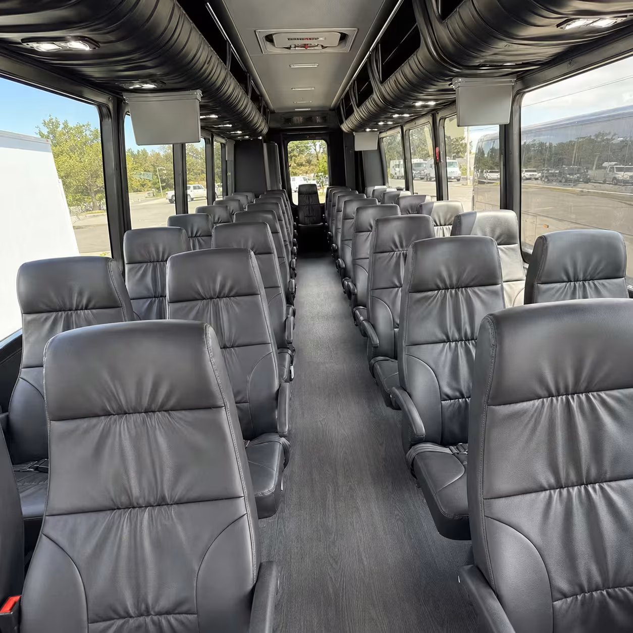 25 passenger minibus inside