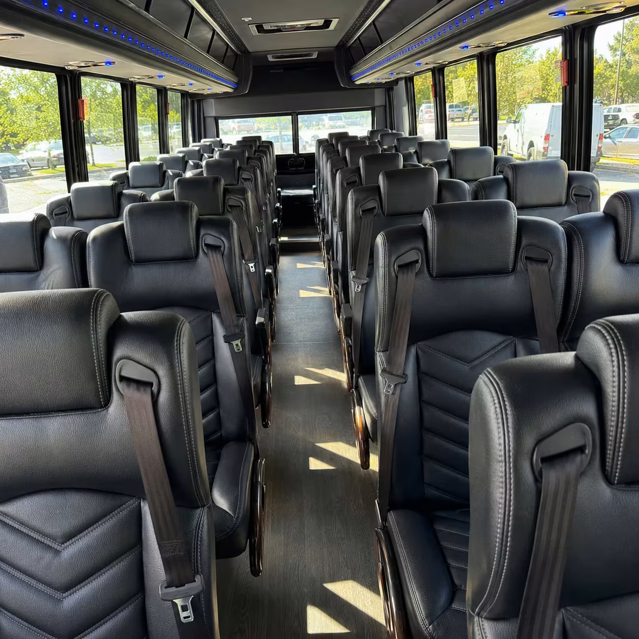 25 passenger minibus interior