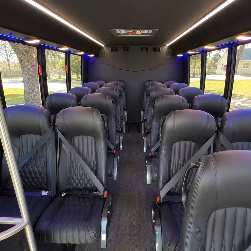 30 passenger minibus interior