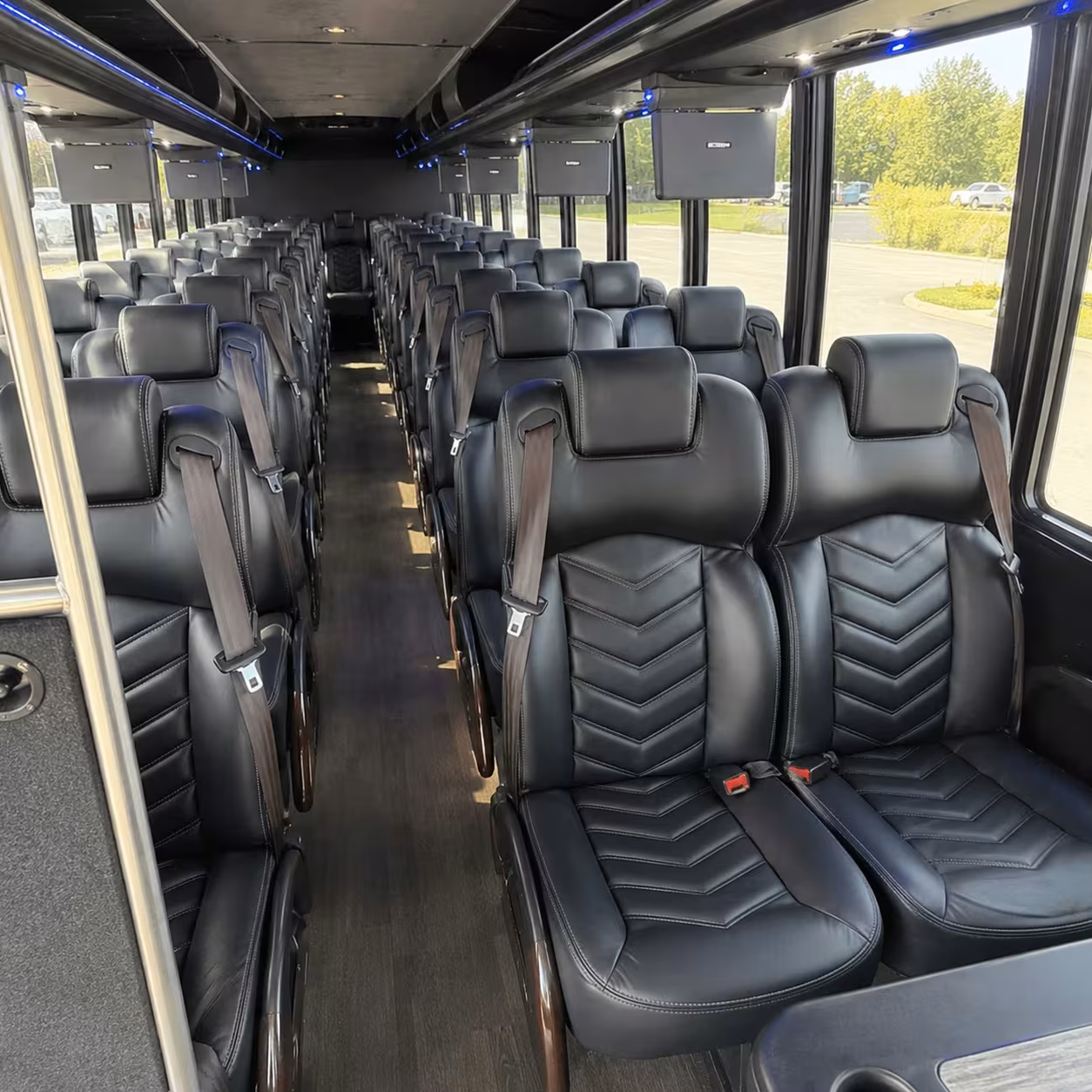 35 passenger minibus interior