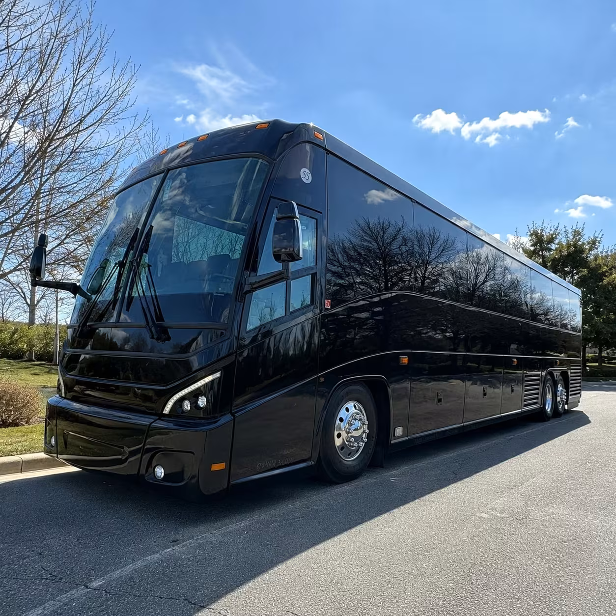 napa corporate campus and office park bus rentals